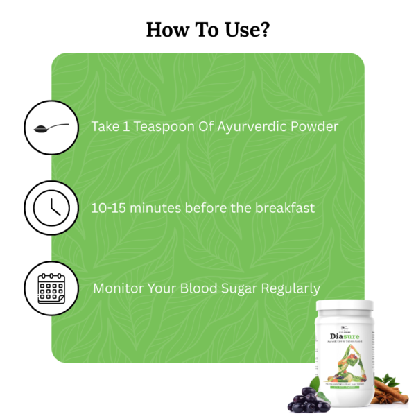 Diasure – Ayurvedic powder for blood sugar control | 100% Natural & Organic - Image 5